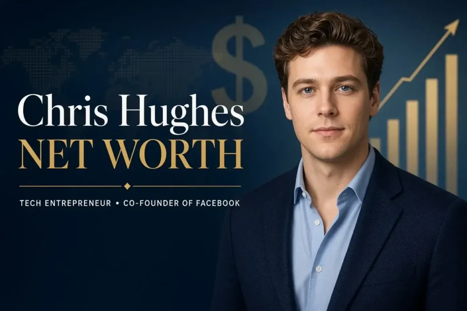 Chris Hughes net worth – Facebook co-founder and tech entrepreneur portrait