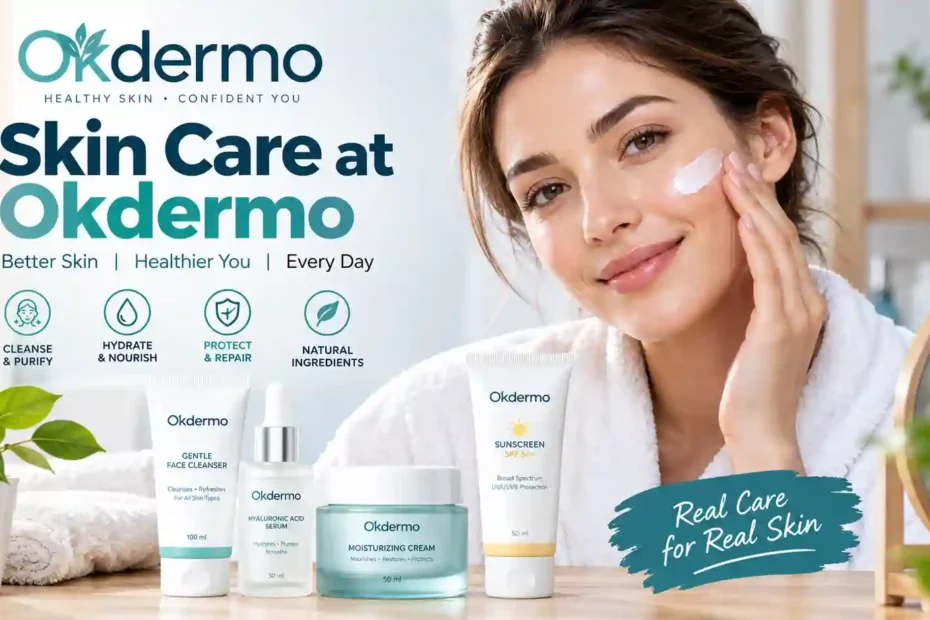 Skin Care at Okdermo – Skincare Products and Daily Routine