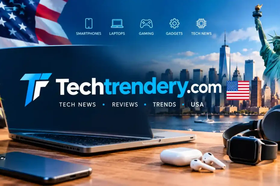 Techtrendery.com USA featuring technology news, gadget reviews, smartphones, laptops, and the latest tech trends.